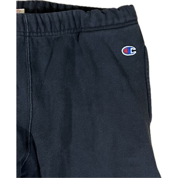 VTG 80's Champion Reverse Weave Warm-Up Sweatpants Black Made in USA Men's Large - Picture 3 of 12